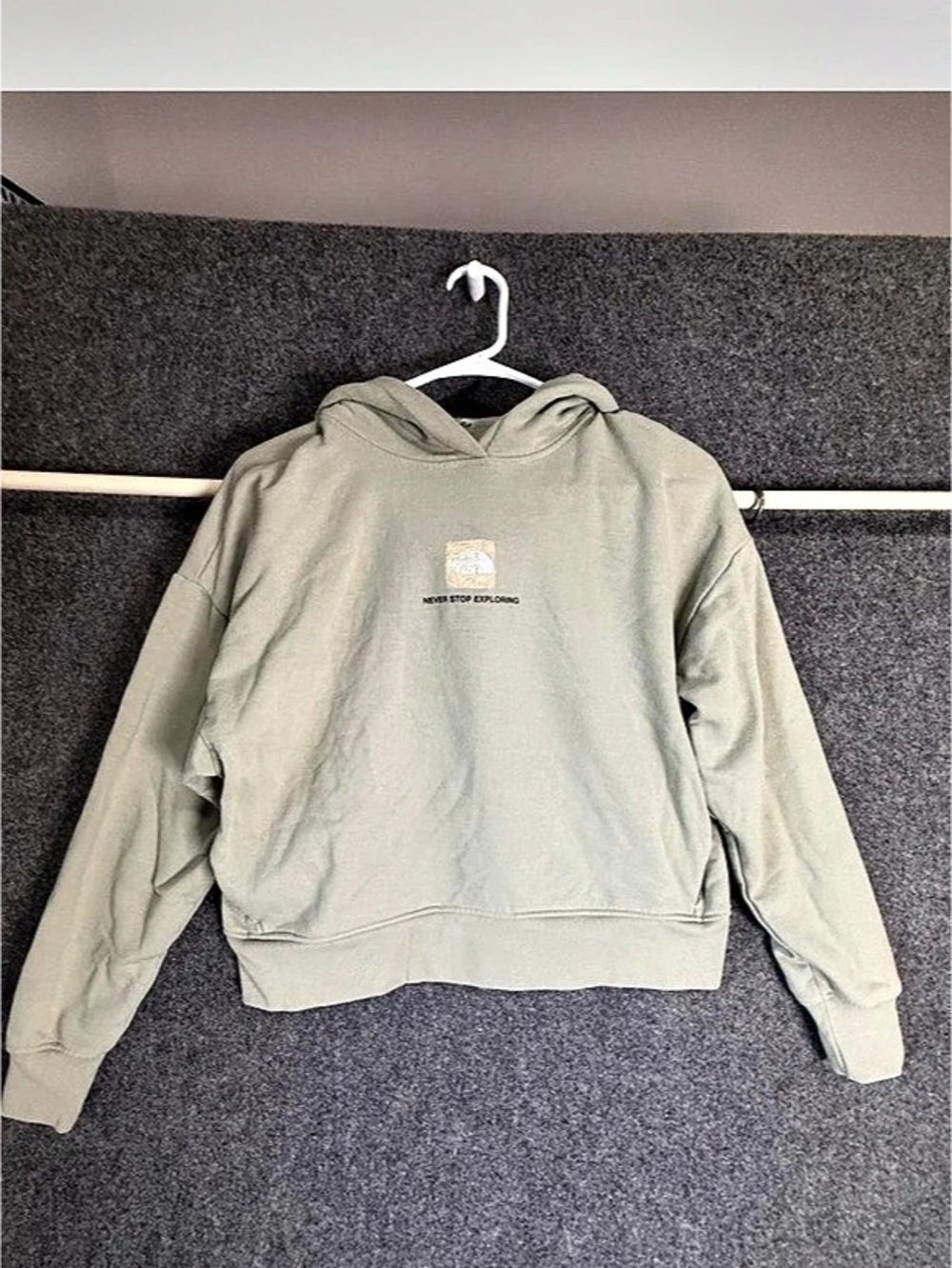 The North Face Graphic Pullover Hoodie in Green Size Mens  M